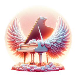Piano Fly Icon